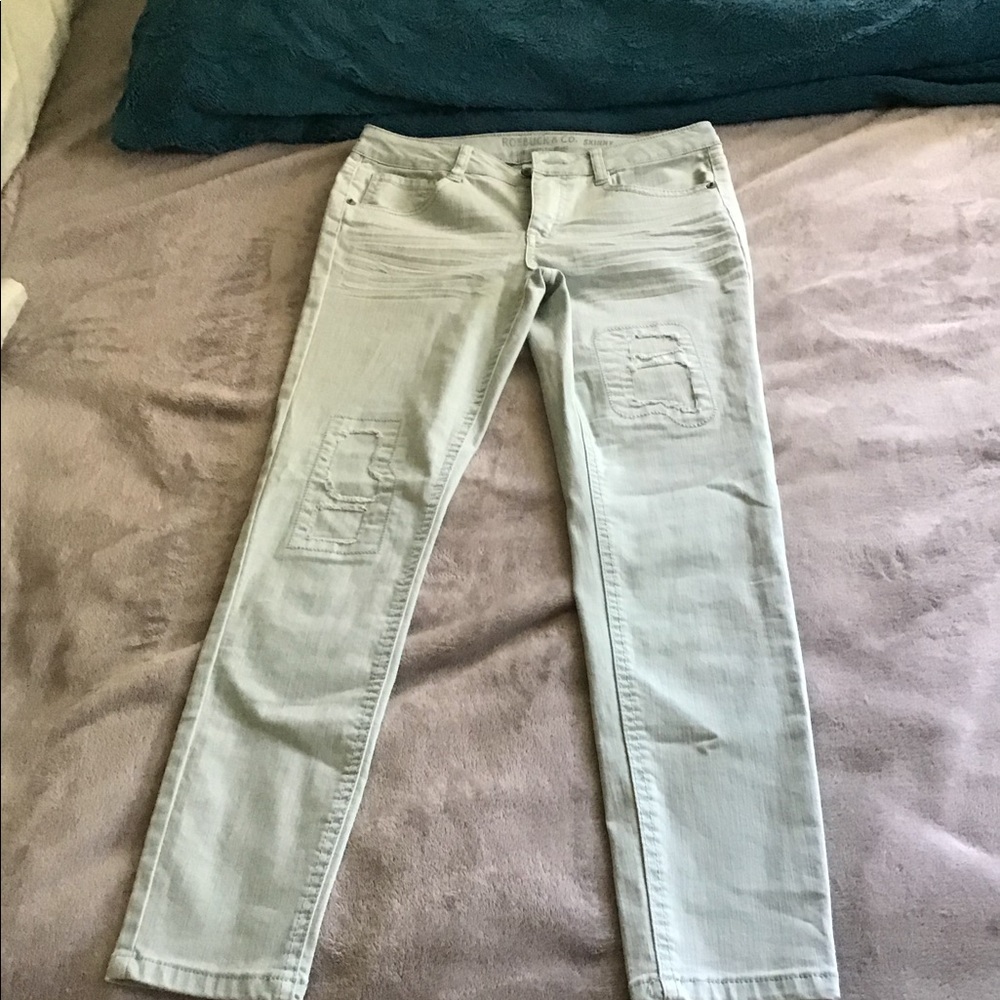 Blue capris